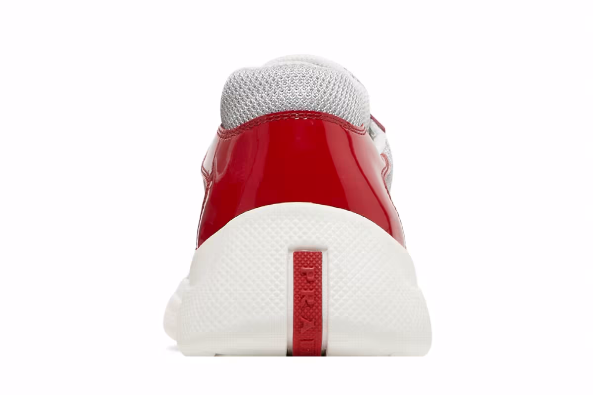 Prada America's Cup Red Silver Patent, view 8