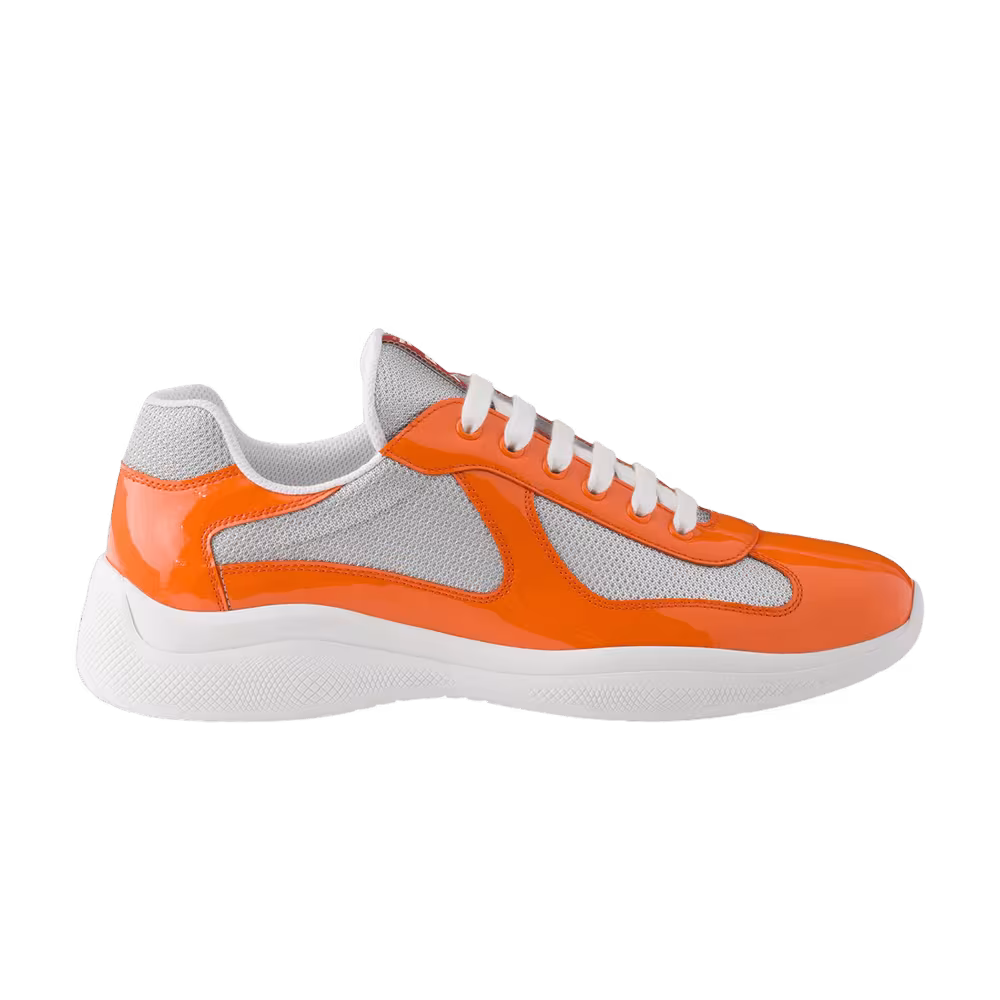Prada America's Cup Patent Papaya Silver