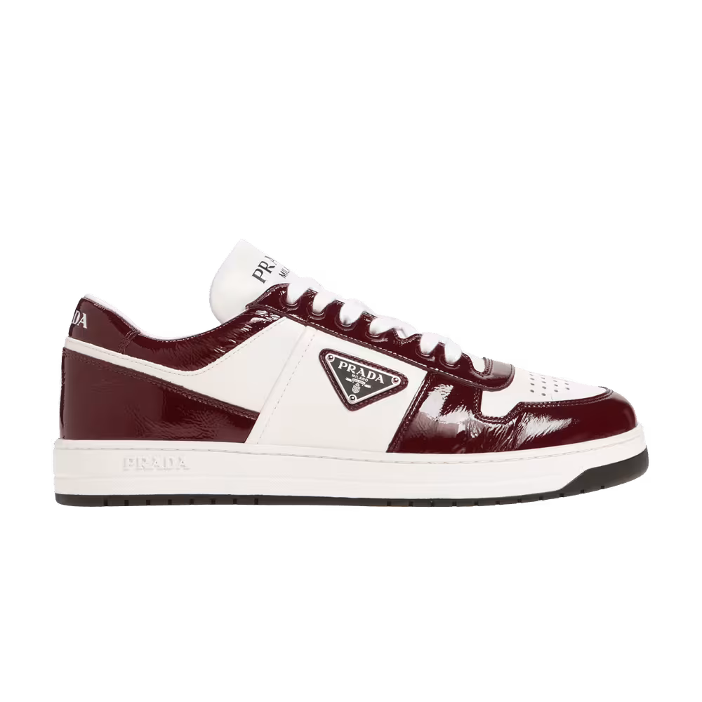 Prada Downtown Leather White Purple