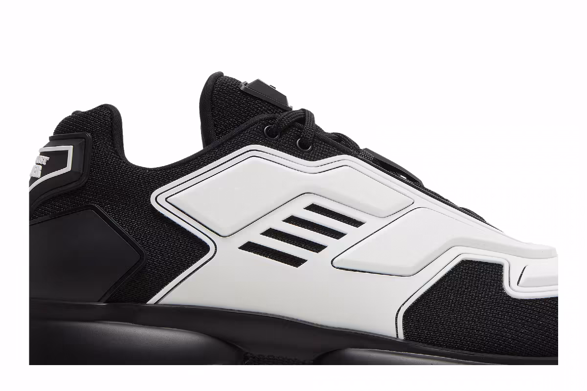 Prada Cloudbust Thunder Knit Black White, view 3