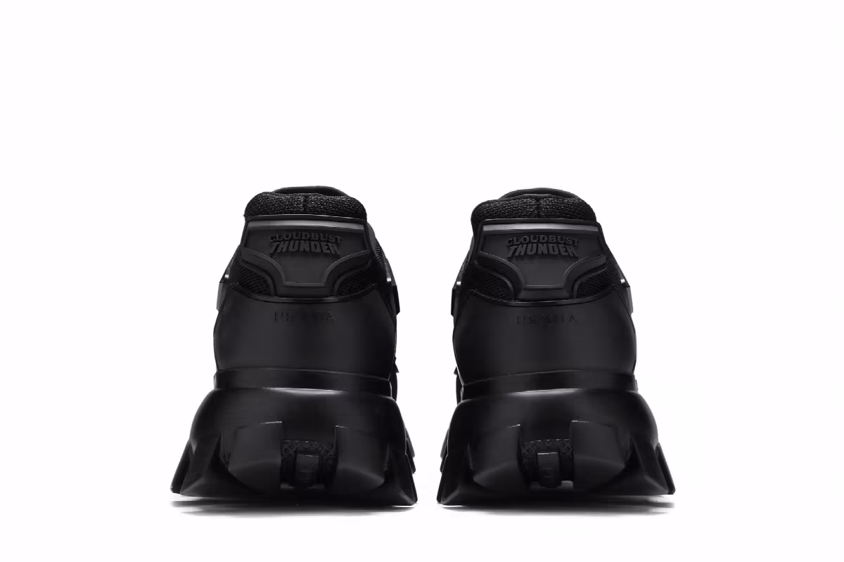 Prada Cloudbust Thunder Knit Black Red, view 7