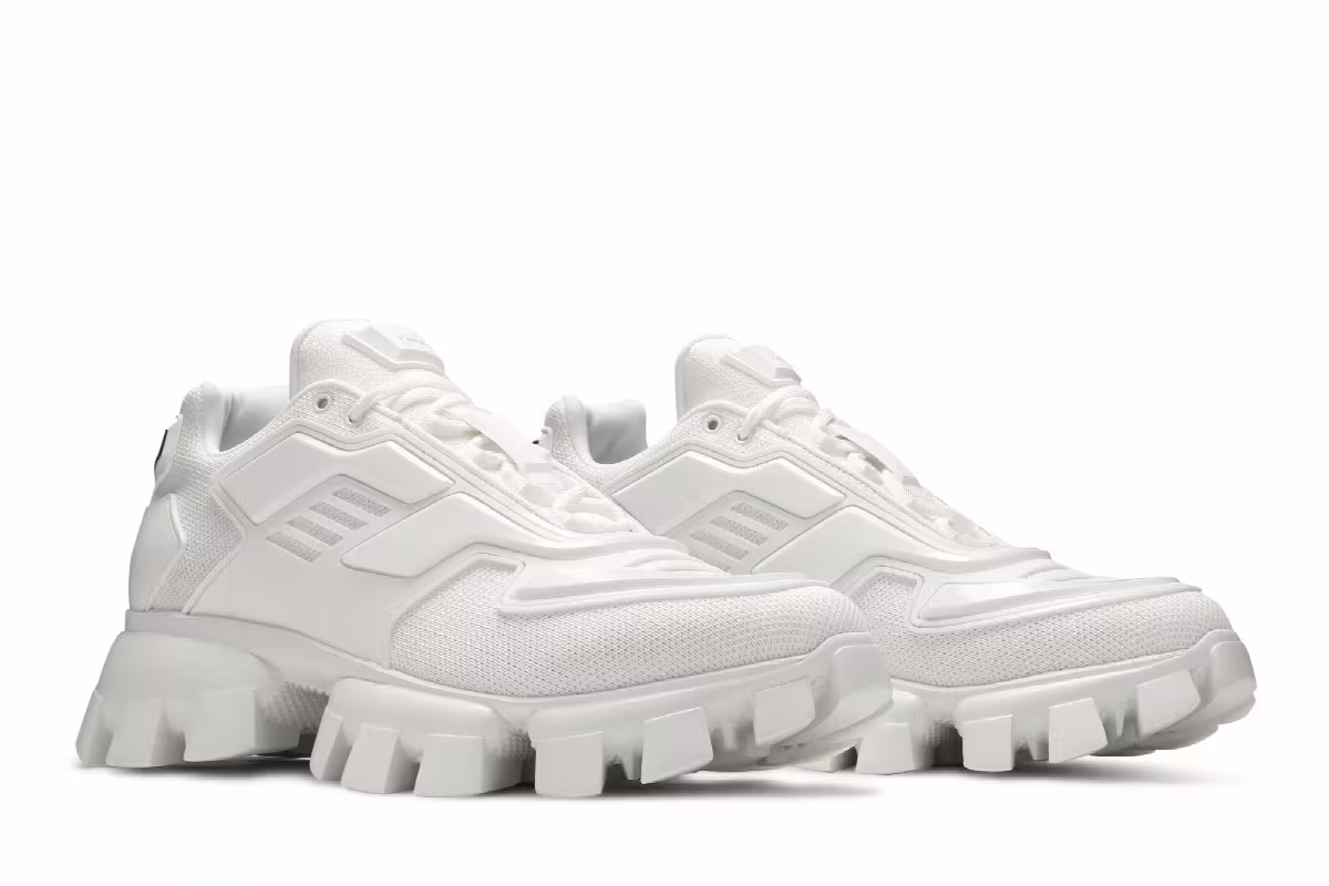 Prada Cloudbust Thunder Knit White, view 9