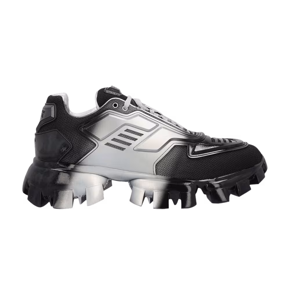 Prada Cloudbust Thunder Knit Silver Black
