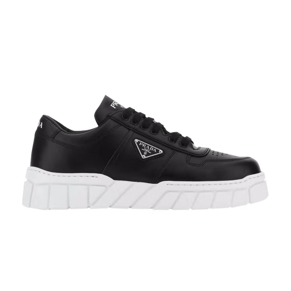 Prada Leather Sneakers Black