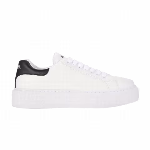 Prada Leather Platform 'White Black'
