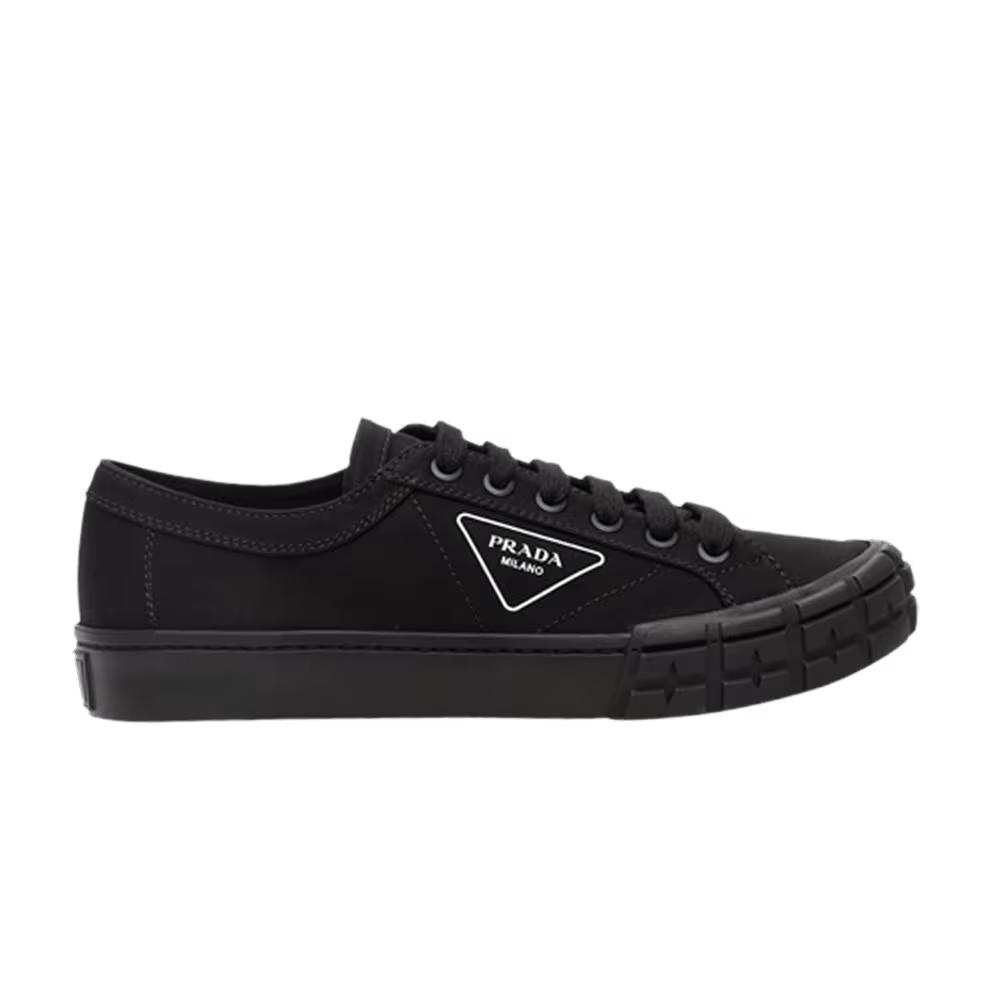 Prada Gabardine Wheel Low Black