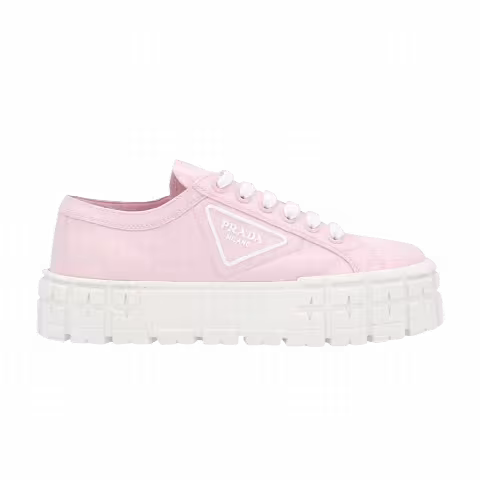 Prada Wmns Gabardine Wheel Platform 'Pink'