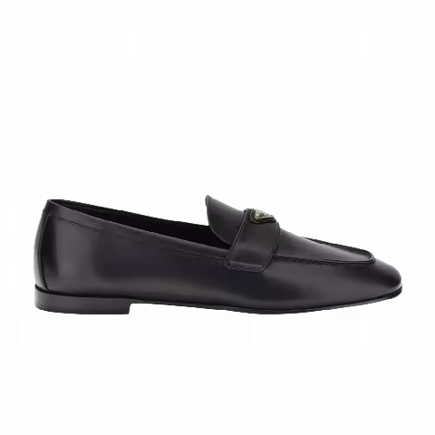 Prada Wmns Triangle Logo Loafer 'Black'