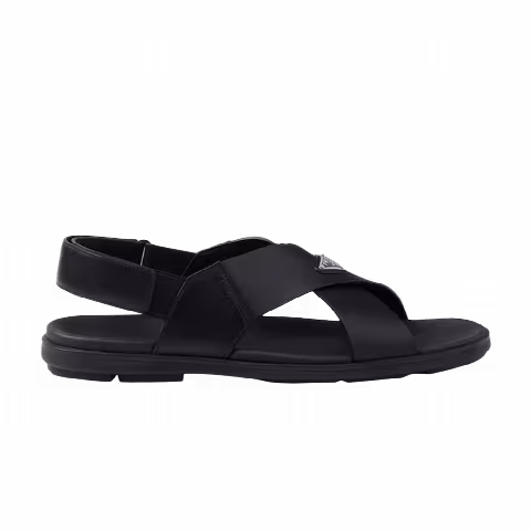 Prada Crisscross Sandal 'Black'