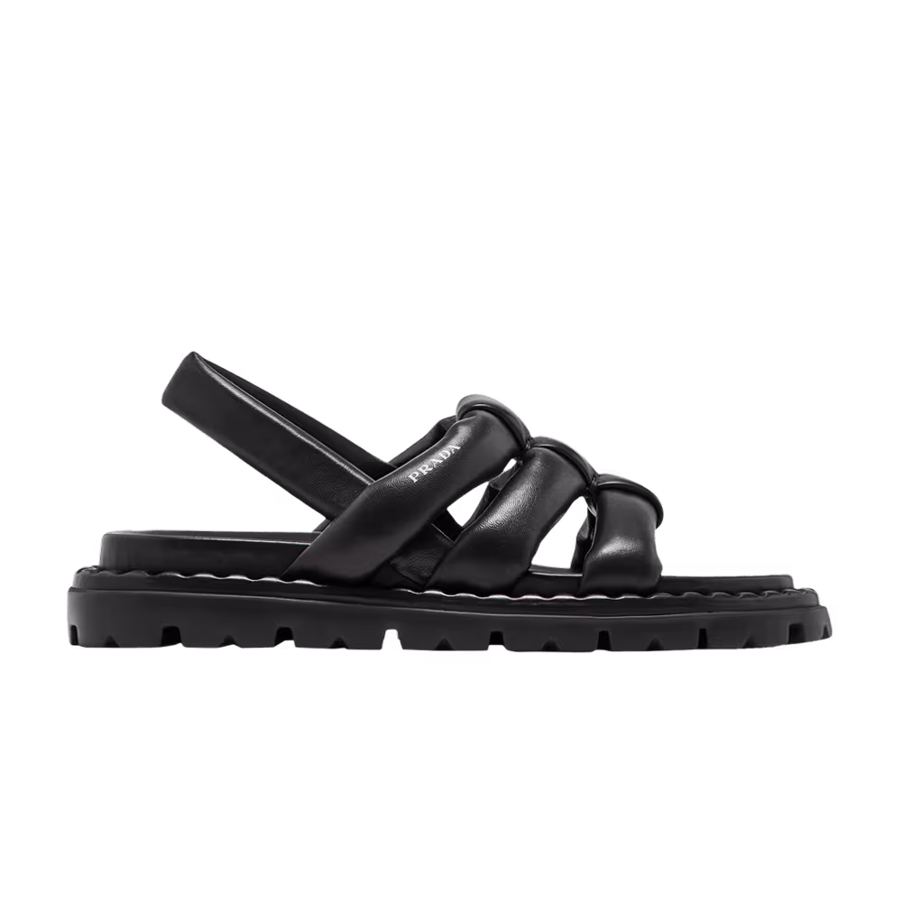 Prada Women's Nappa Sandal Black