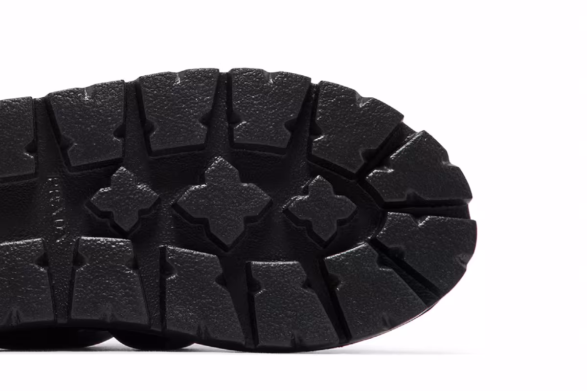 Prada Women's Nappa Sandal Black, view 6