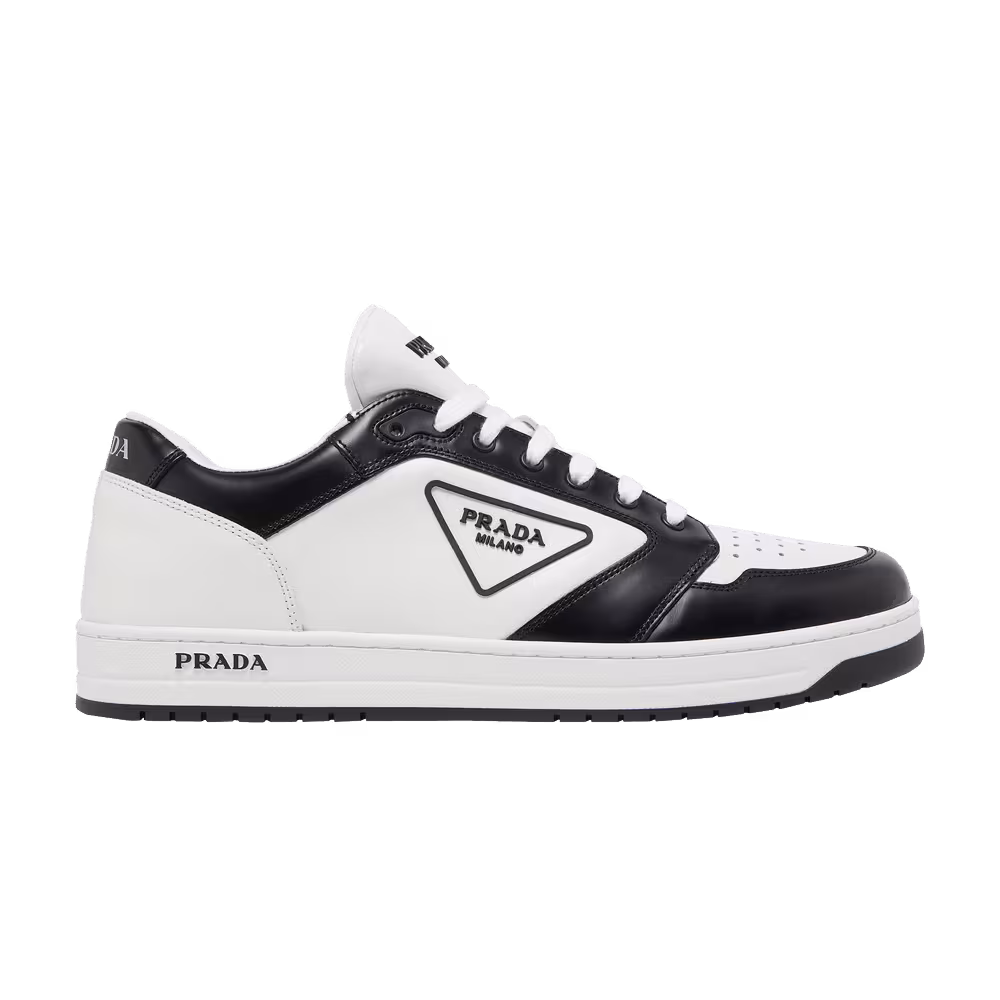 Prada New Avenue Leather Low White Black