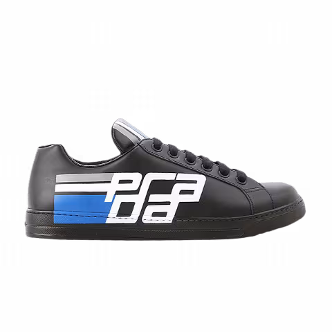 Prada Avenue Low 'Vitello Graphic Logo - Black'