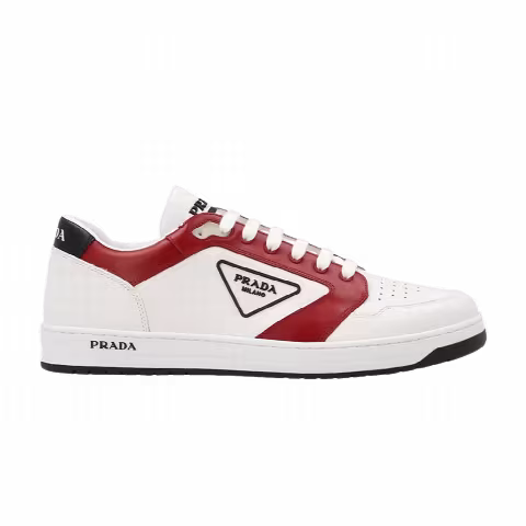 Prada New Avenue Leather Low 'White Red'