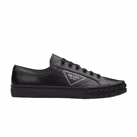 Prada Cassetta Wheel Leather Low 'Black'