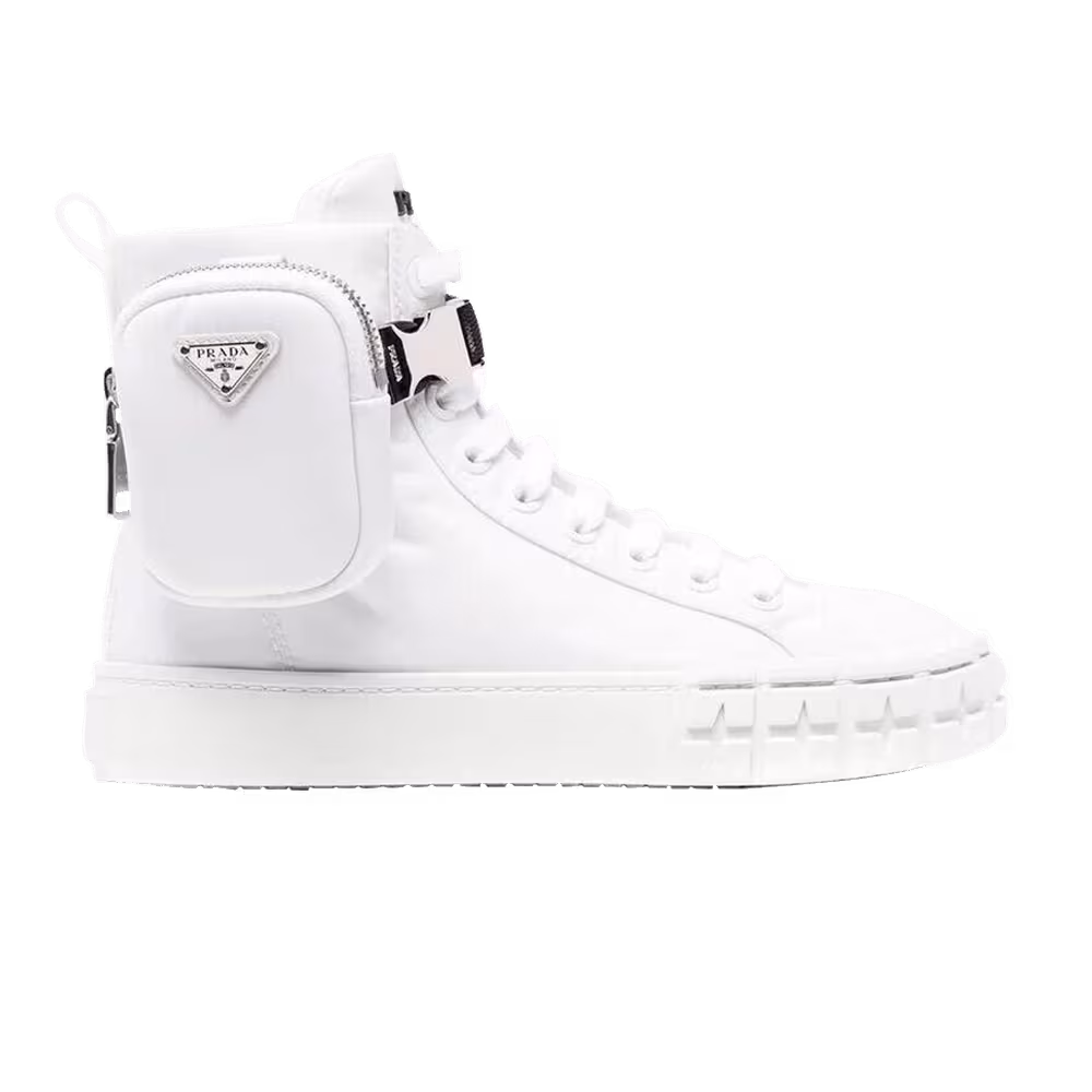 Prada Women's Wheel Re-Nylon High White