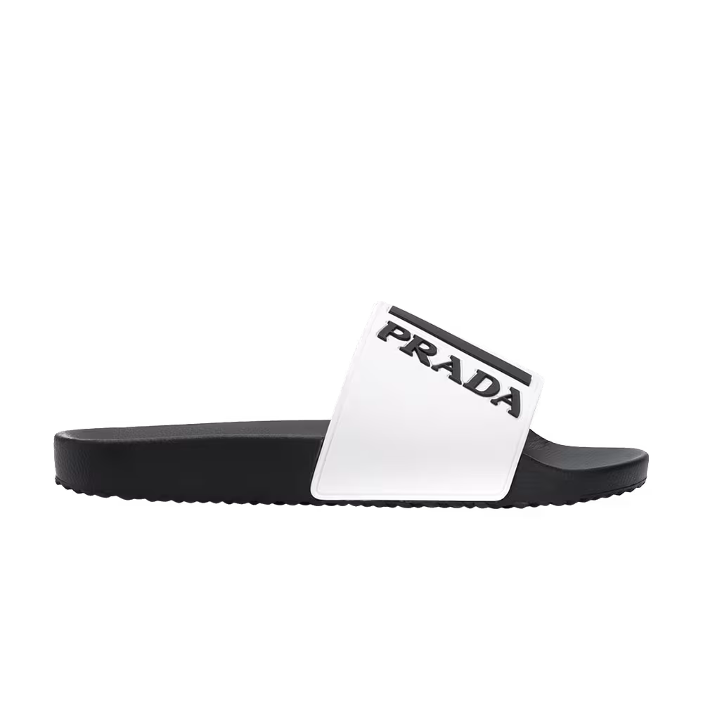 Prada Poolside Slide White
