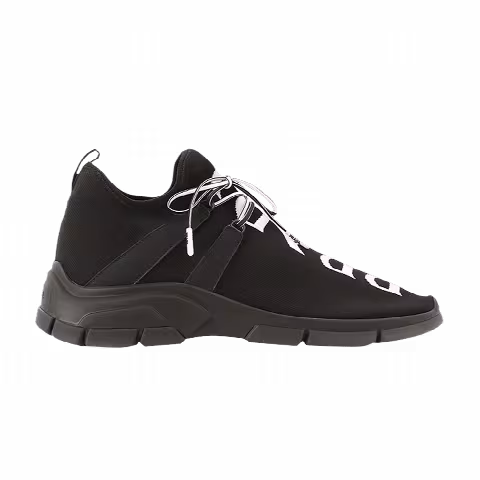Prada Knit Fabric Sneakers 'Black'