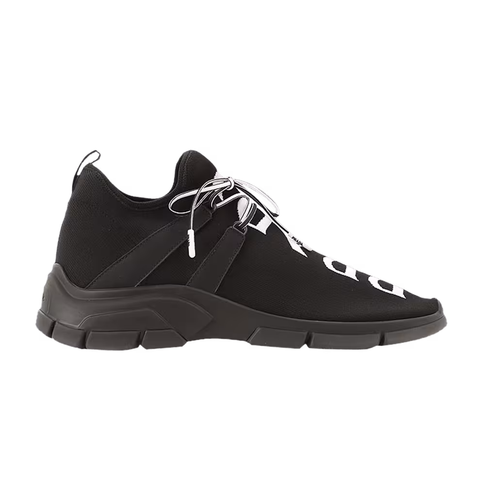 Prada Knit Fabric Sneakers Black
