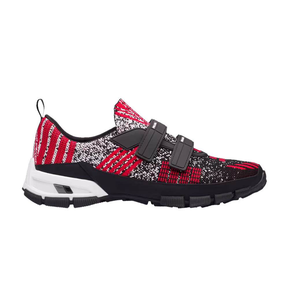 Prada Crossection Knit Black Scarlet