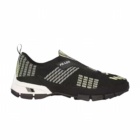 Prada Crossection Knit Low 'Black Neon Green'