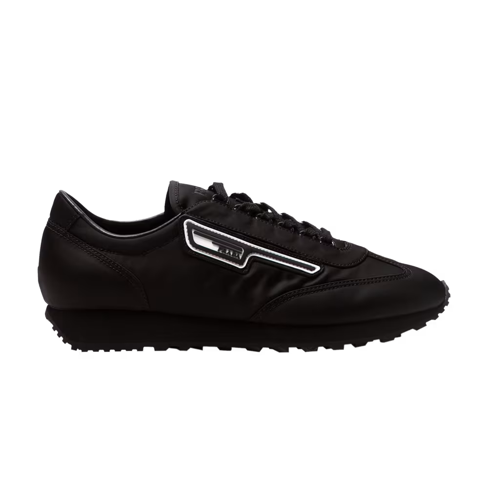 Prada Nylon Gabardine Sneaker Black
