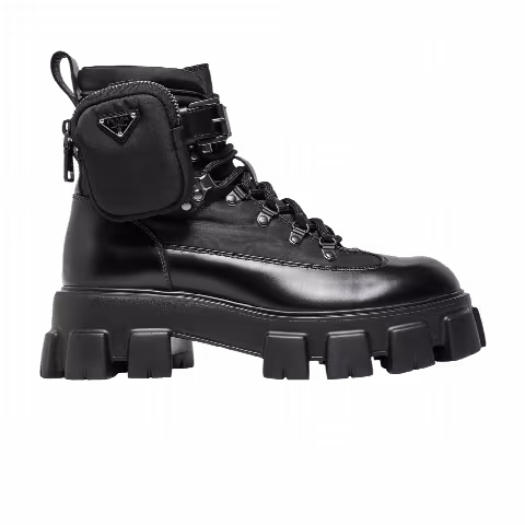 Prada Monolith Boot Brushed Rois 'Black'