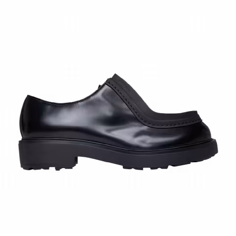 Prada Diapason Opaque Brushed Leather Lace-up 'Black'