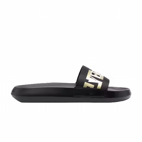 Versace Greca Logo Slide 'Black Gold White'
