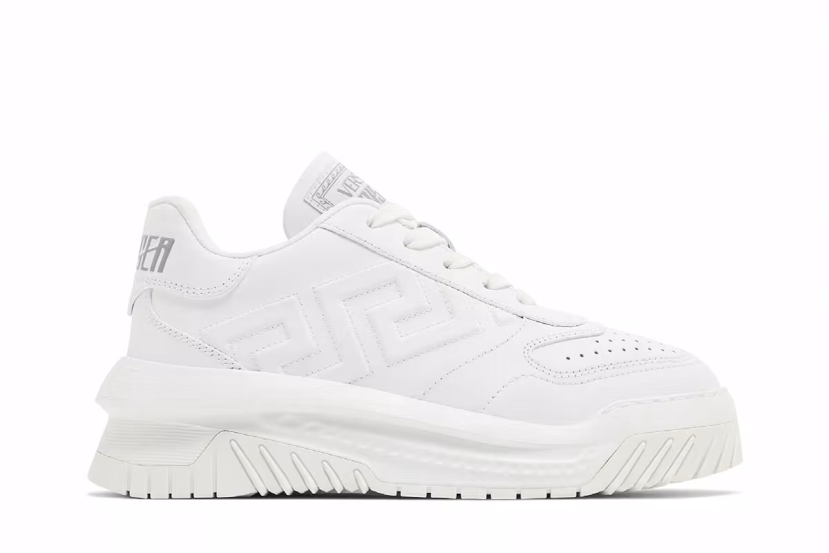 Versace Women's Greca Odissea Sneaker White, view 2