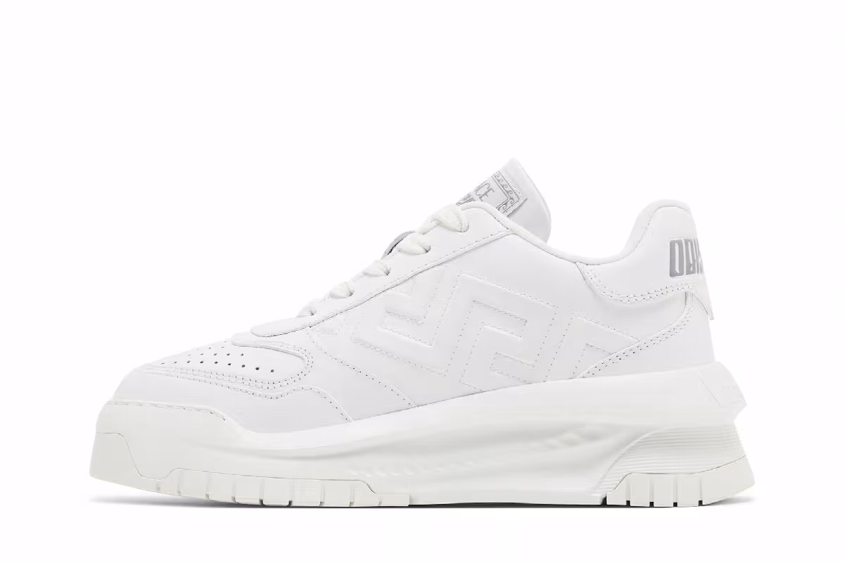 Versace Women's Greca Odissea Sneaker White, view 4