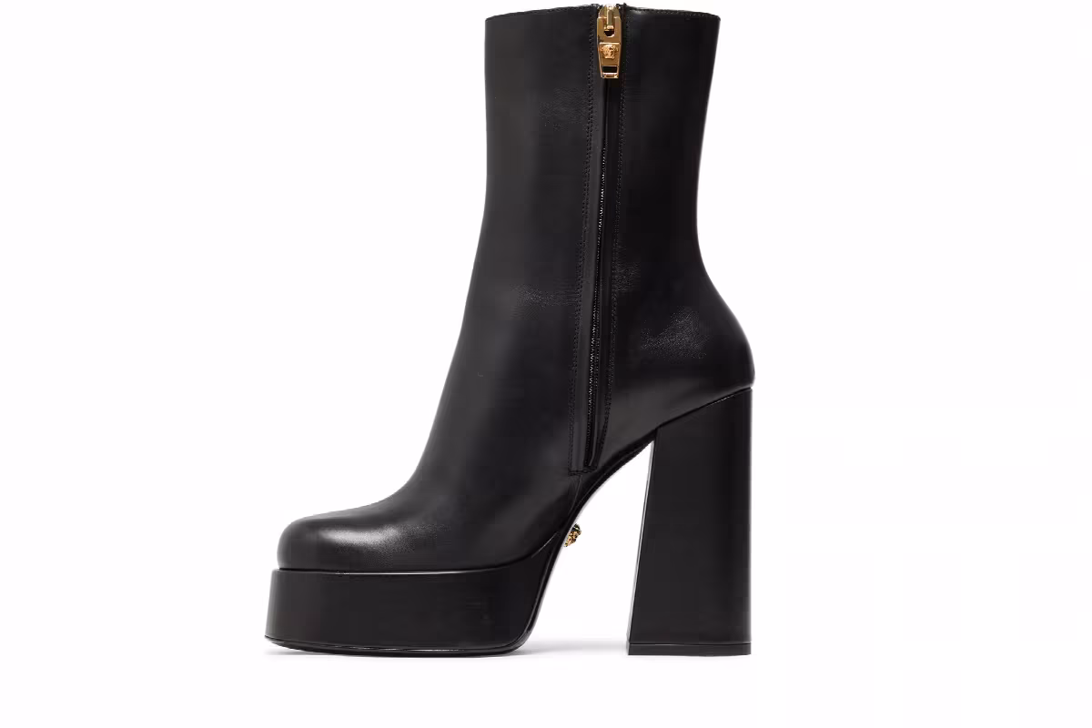 Versace Women's Aevitas Platform Boot Black, view 4