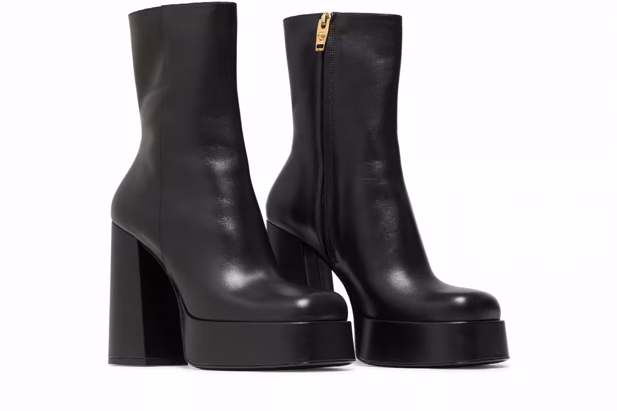 Versace Women's Aevitas Platform Boot Black, view 9