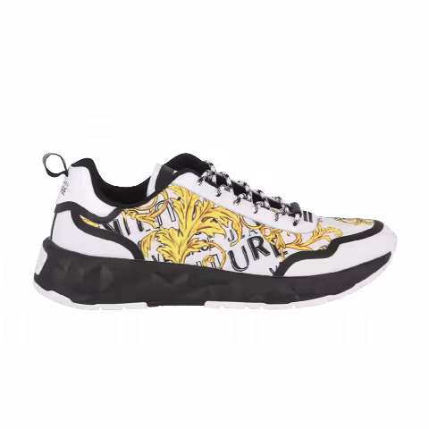 Versace Jeans Atom Low 'Baroque Print - White Gold'