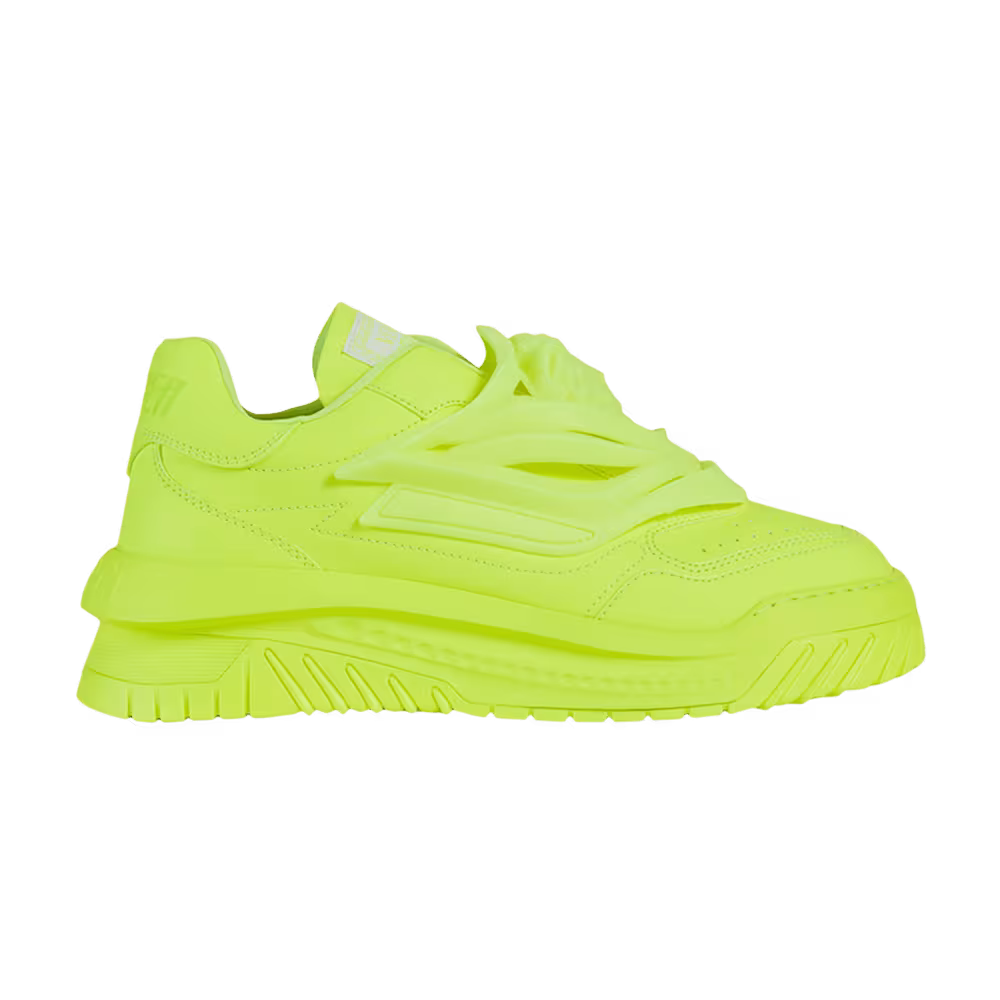 Versace Odissea Caged Rubber Medusa Sneaker Fluo Yellow