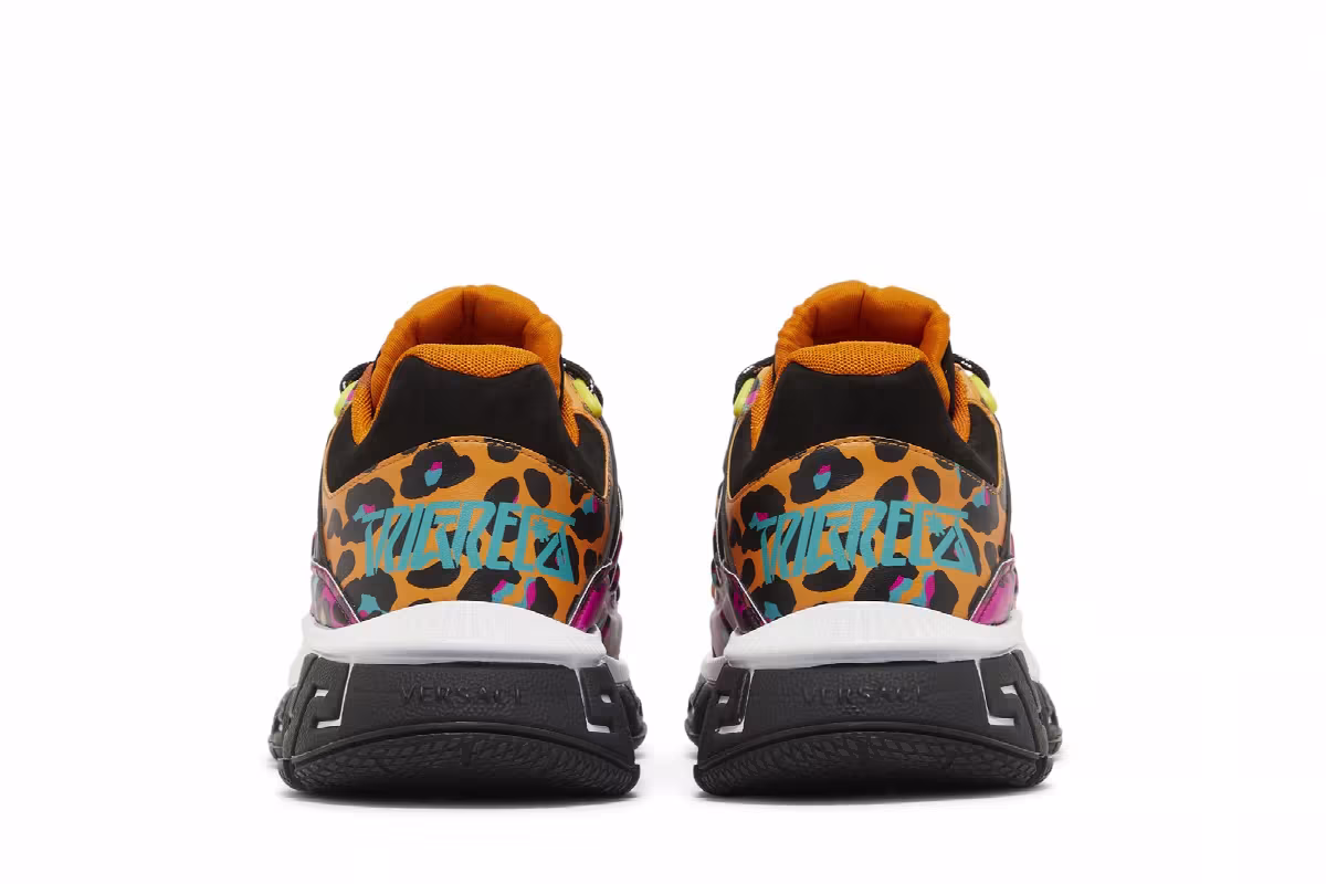 Versace Trigreca Pink Leopard, view 7