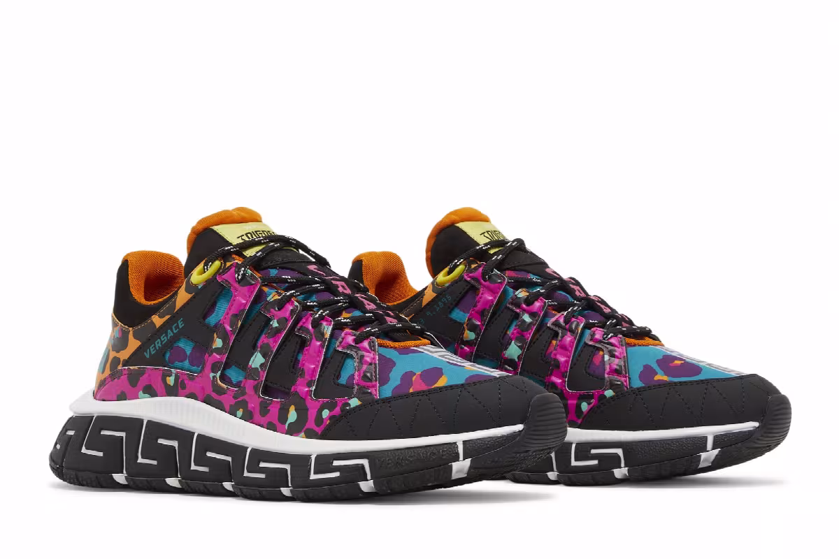 Versace Trigreca Pink Leopard, view 9