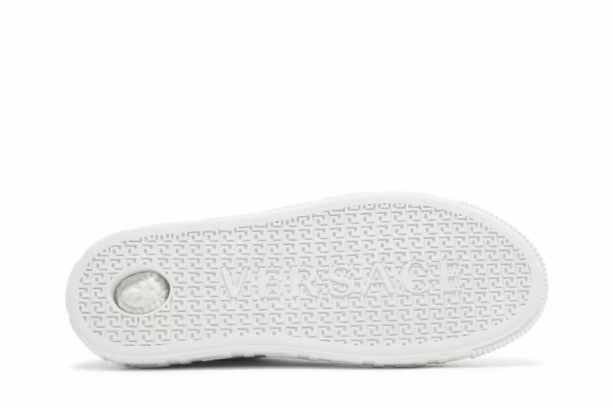 Versace La Greca Varsity Sneaker White, view 5