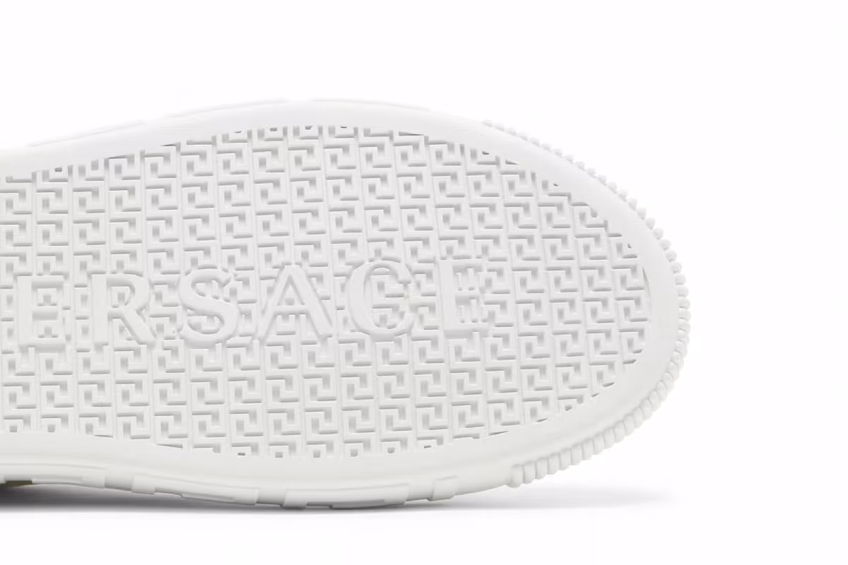 Versace La Greca Varsity Sneaker White, view 6
