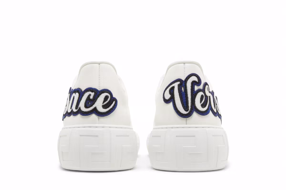 Versace La Greca Varsity Sneaker White, view 7