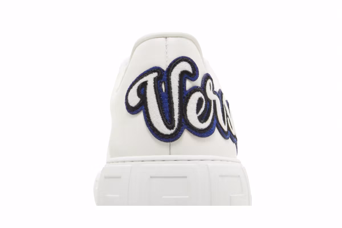 Versace La Greca Varsity Sneaker White, view 8