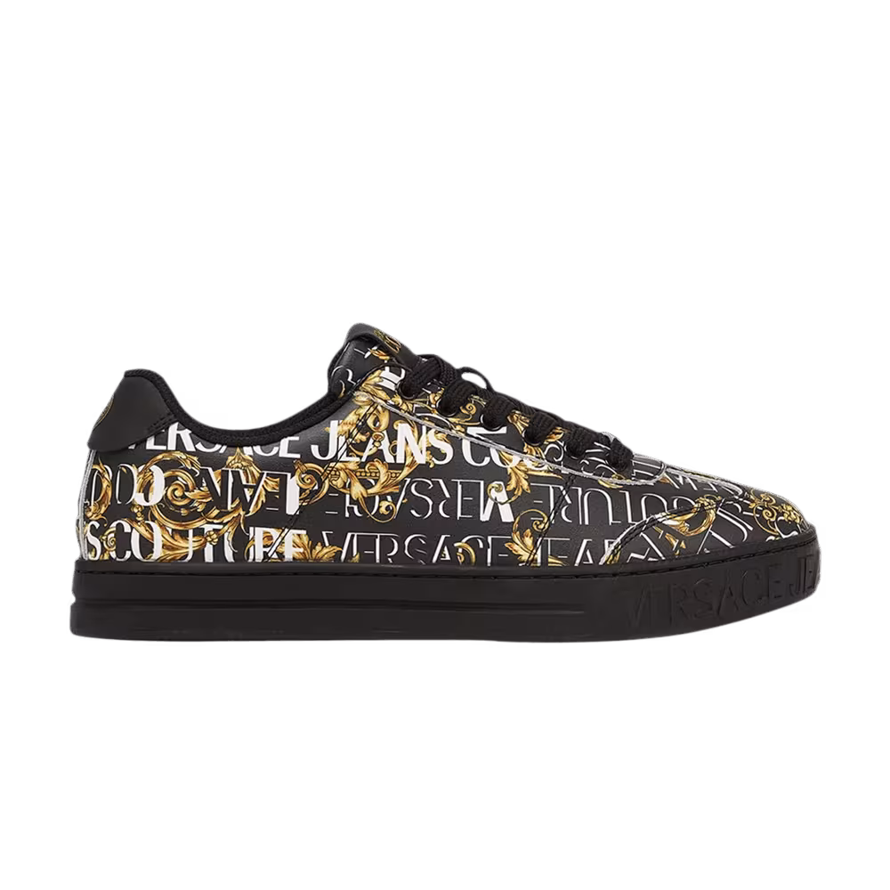 Versace Court 88 Black Baroque Print