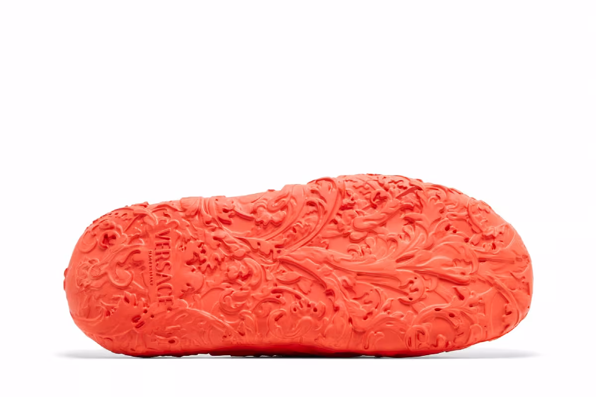 Versace Dimension Pool Slide Orange, view 5