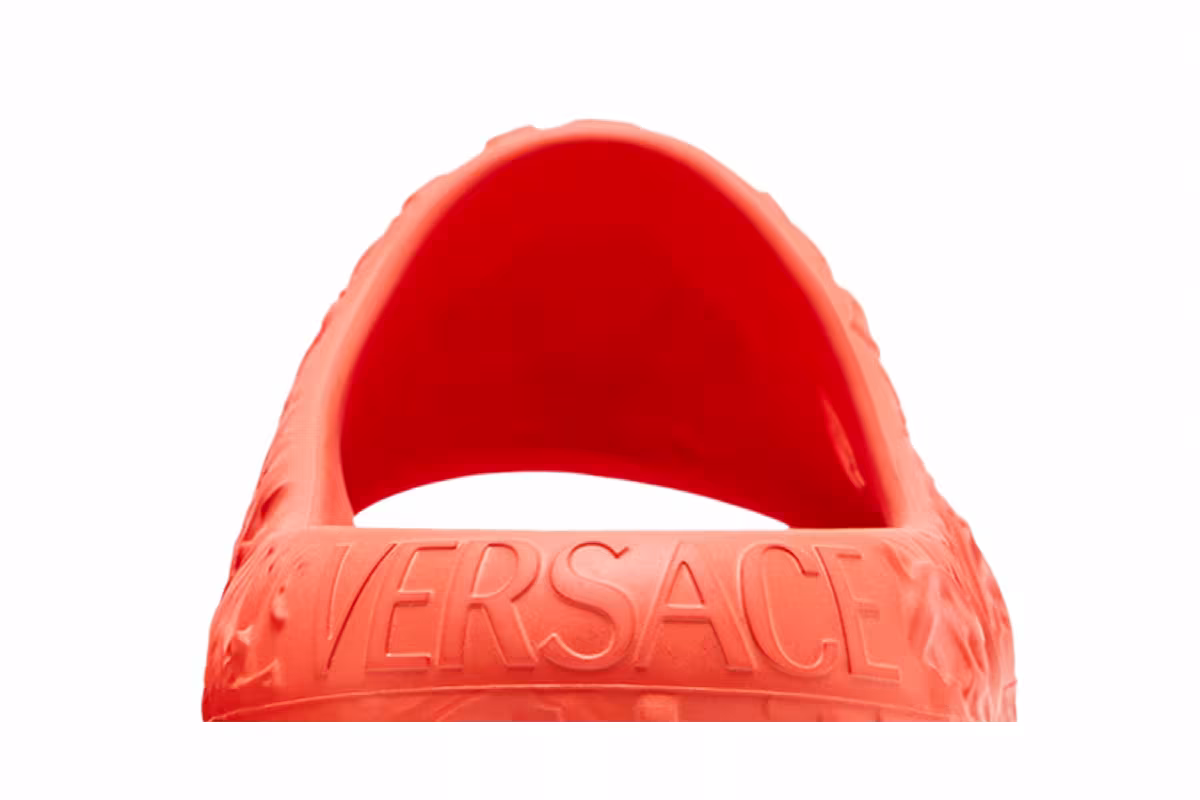Versace Dimension Pool Slide Orange, view 8