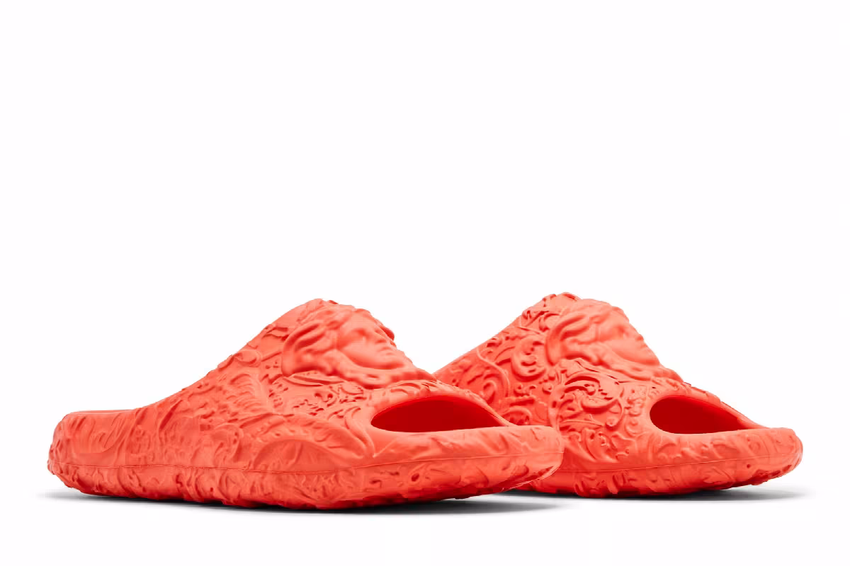 Versace Dimension Pool Slide Orange, view 9
