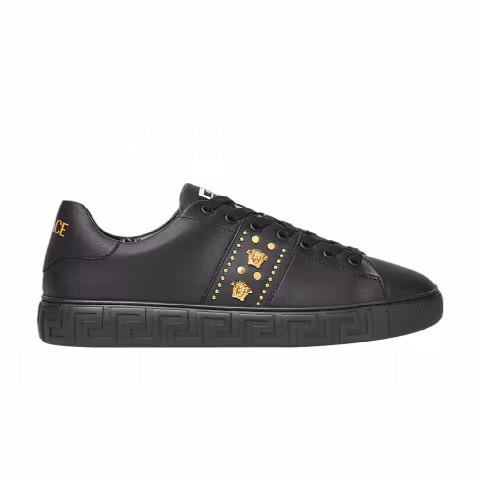 Versace Greca Sneaker 'Studded Greek - Black'