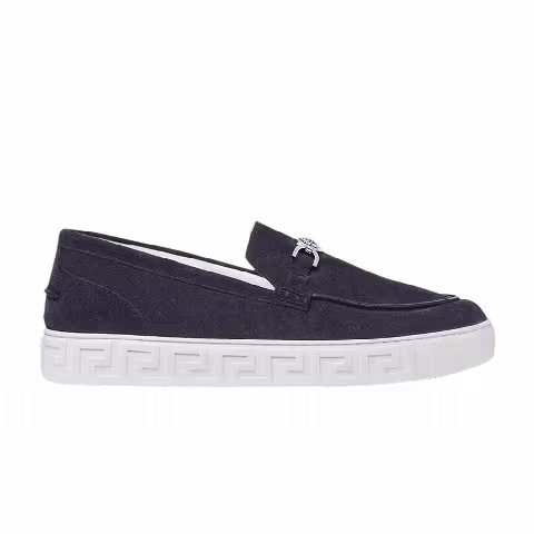 Versace Medusa '95 Suede Greca Loafer 'Blue'