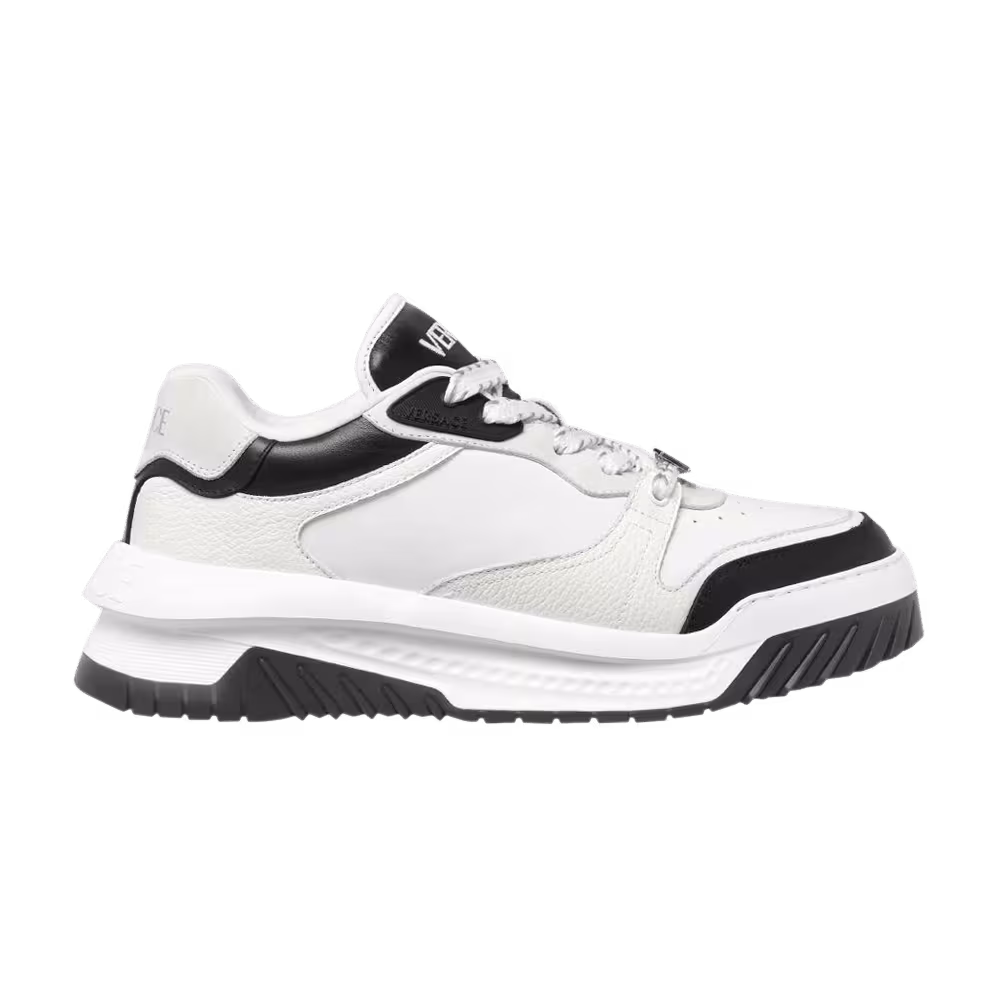 Versace Greca Odissea Sneaker White Black Palladium