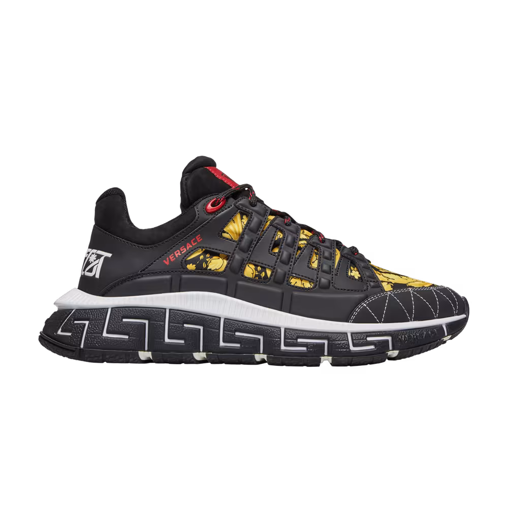 Versace Trigreca Barocco Print - Black