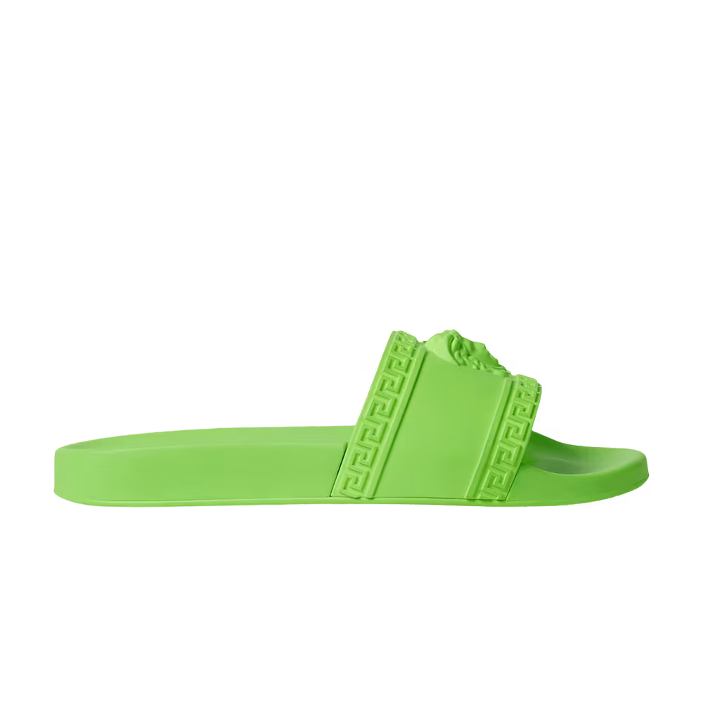 Versace Palazzo Medusa Pool Slide Green
